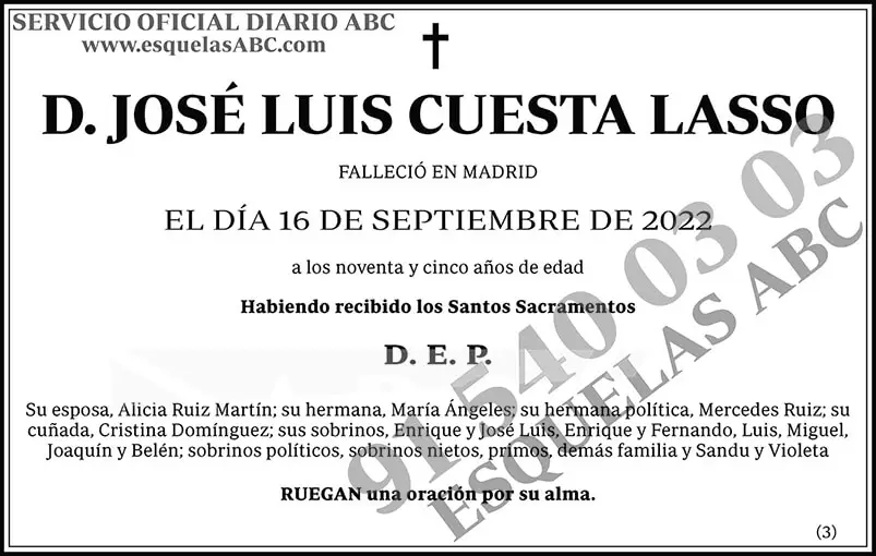 José Luis Cuesta Lasso