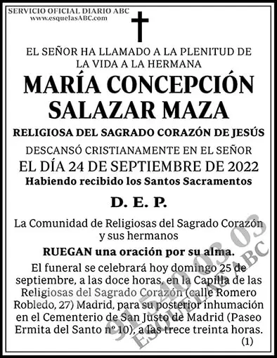 María Concepción Salazar Maza