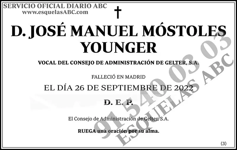 José Manuel Móstoles Younger