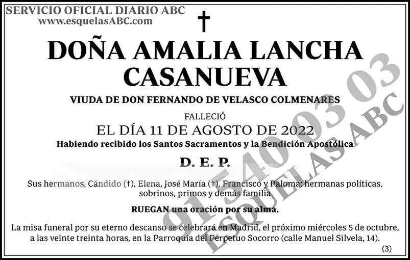 Amalia Lancha Casanueva