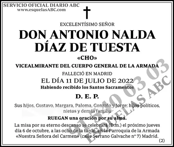 Antonio Nalda Díaz de Tuesta