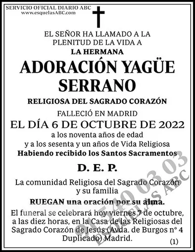 Adoración Yagüe Serrano
