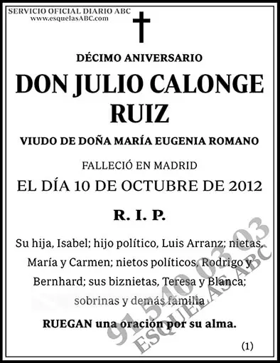 Julio Calonge Ruiz