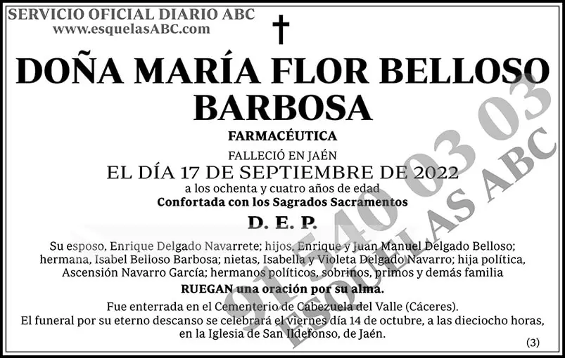 María Flor Belloso Barbosa