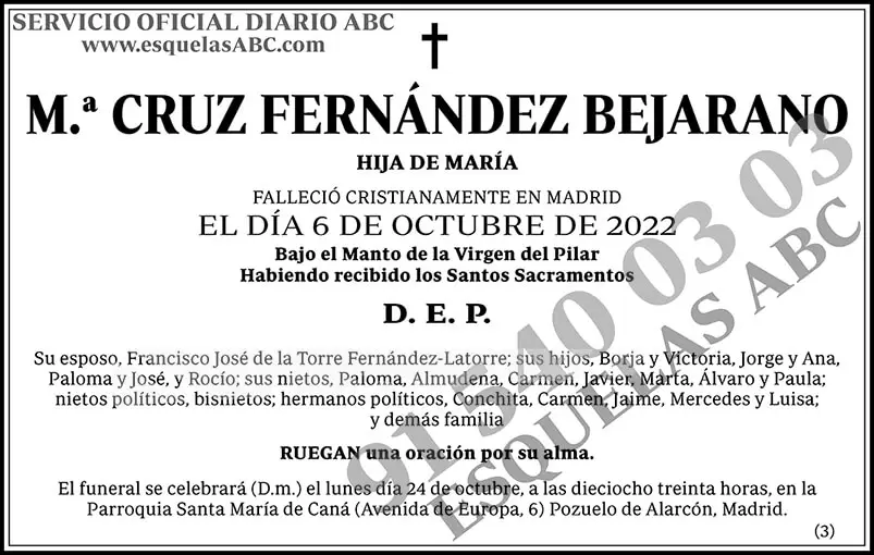 M.ª Cruz Fernández Bejarano