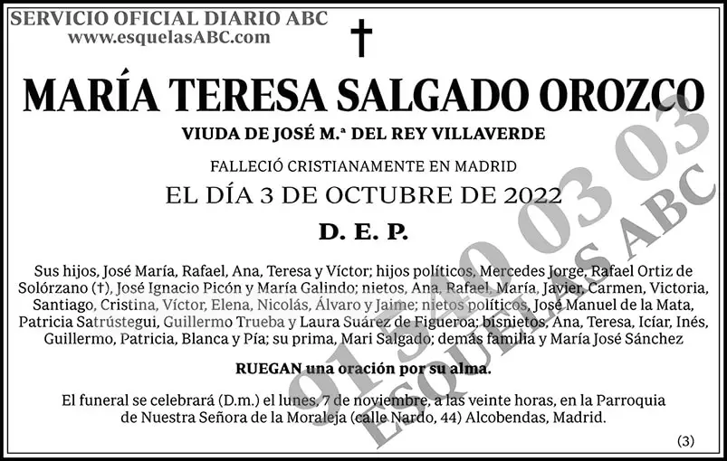 María Teresa Salgado Orozco