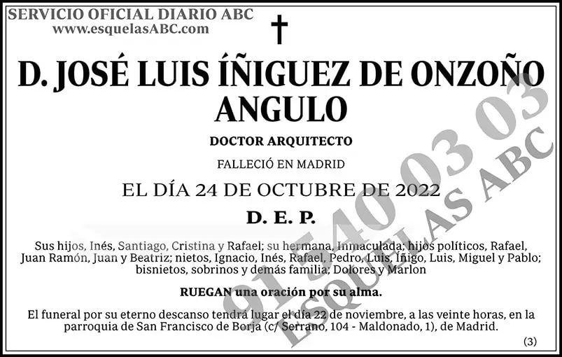 José Luis Íñiguez de Onzoño Angulo