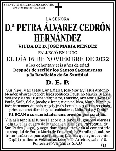 Petra Álvarez-Cedrón Hernández