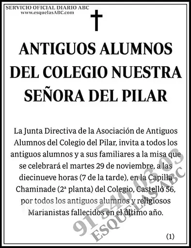 Antiguos Alumnos del Colegio Nuestra Señora del Pilar