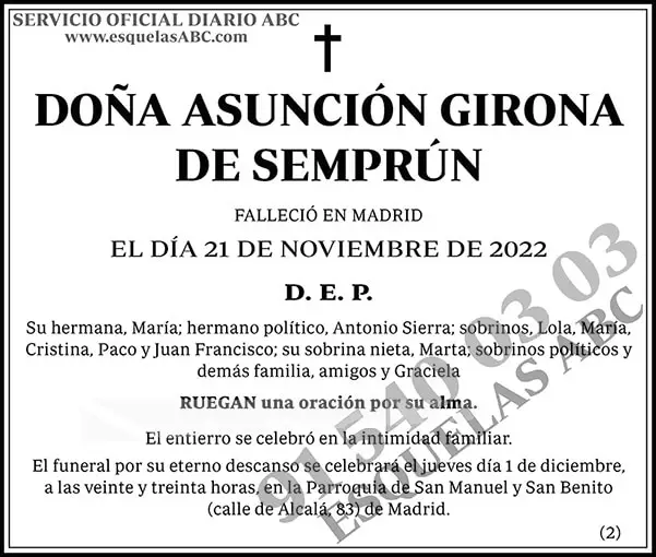 Asunción Girona de Semprún