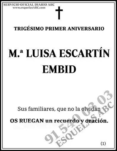 M.ª Luisa Escartín Embid