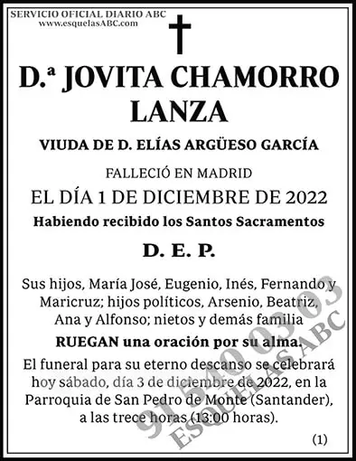 Jovita Chamorro Lanza