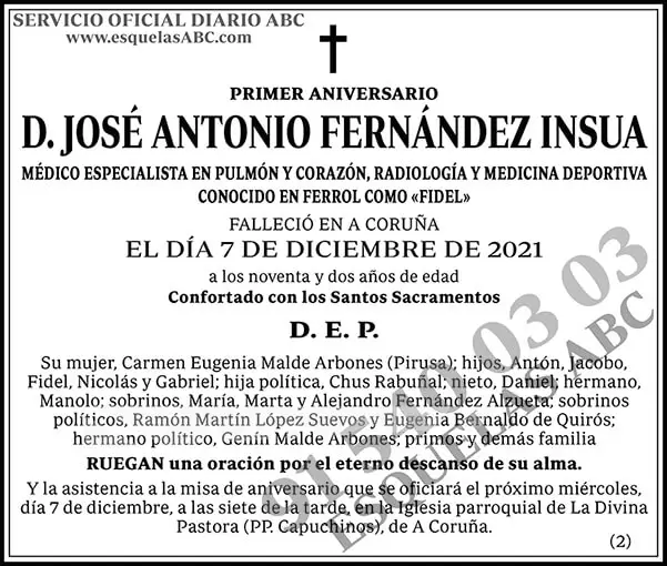 José Antonio Fernández Insua
