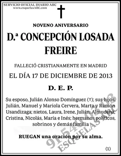 Concepción Losada Freire