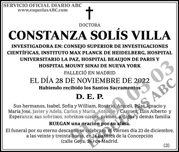 Constanza Solís Villa
