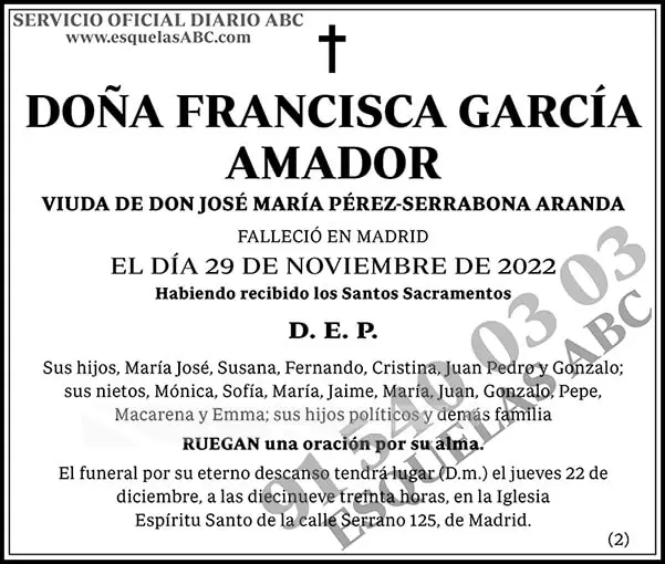 Francisca García Amador