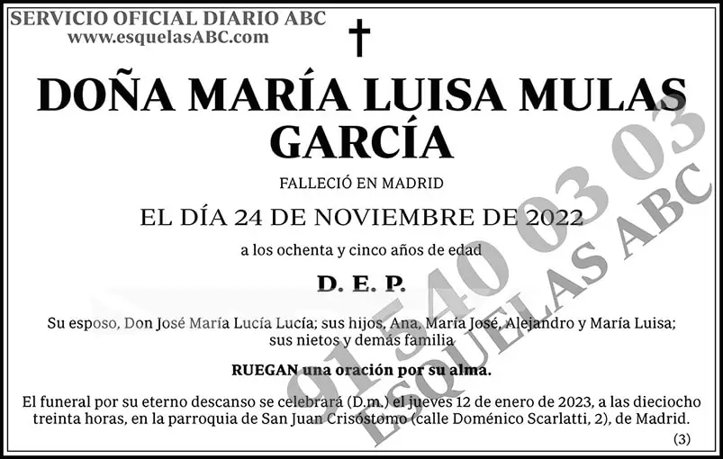 María Luisa Mulas García