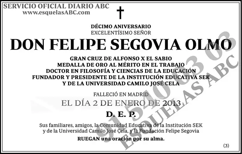 Felipe Segovia Olmo