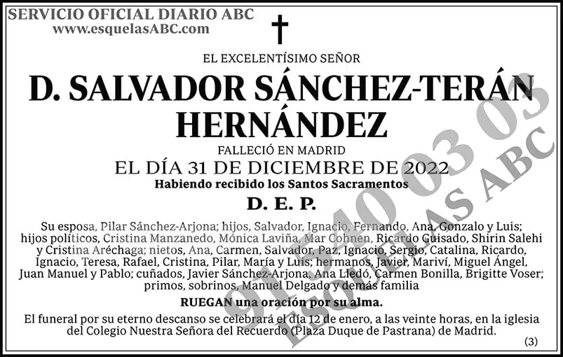 Salvador Sánchez-Terán Hernández