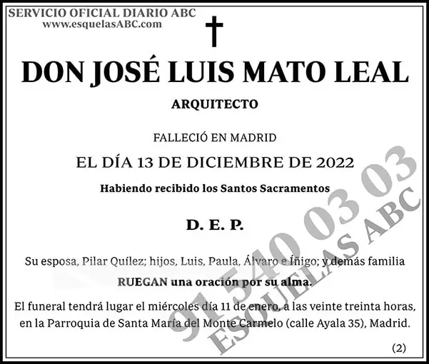 José Luis Mato Leal