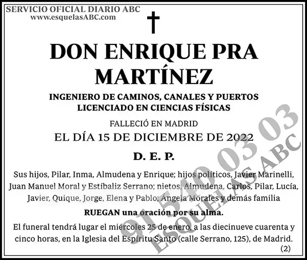 Enrique Pra Martínez