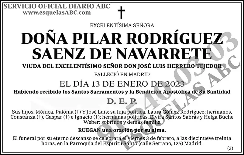 Pilar Rodríguez Saenz de Navarrete