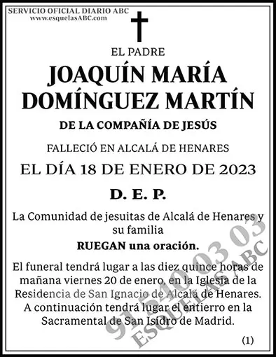 Joaquín María Domínguez Martín