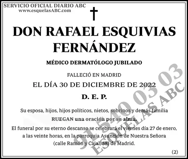 Rafael Esquivias Fernández