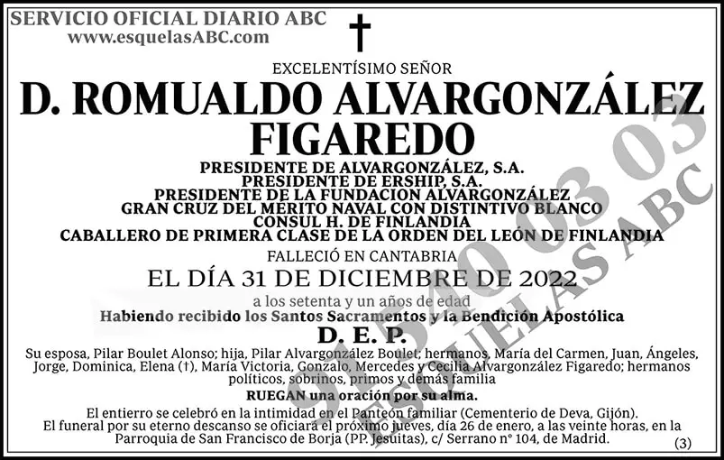 Romualdo Alvargonzález Figaredo