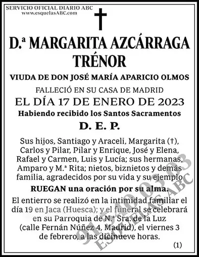 Margarita Azcárraga Trénor