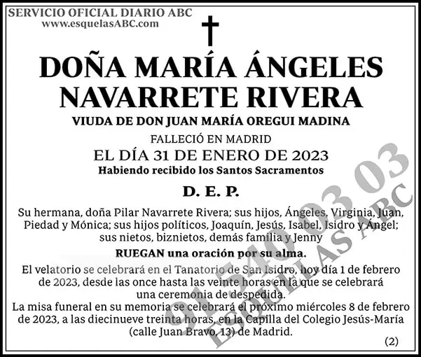 María Ángeles Navarrete Rivera
