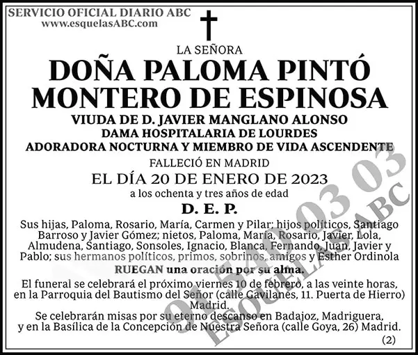 Paloma Pintó Montero de Espinosa