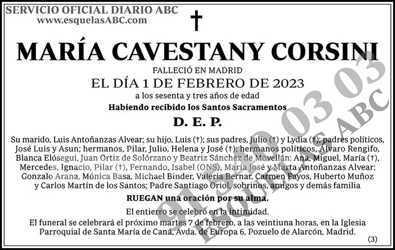 María Cavestany Corsini