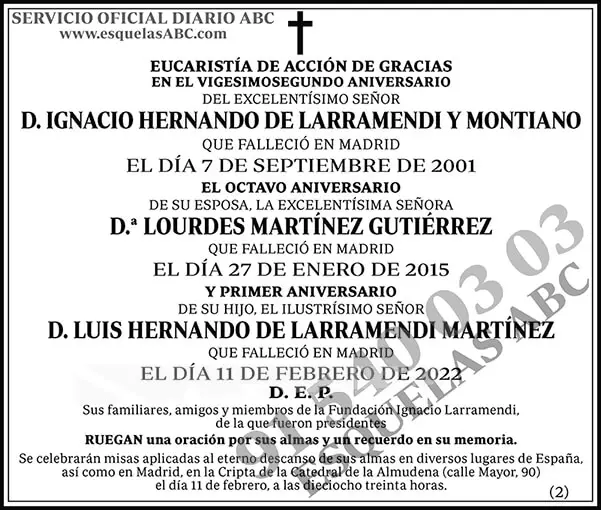 Ignacio Hernando de Larramendi y Montiano
