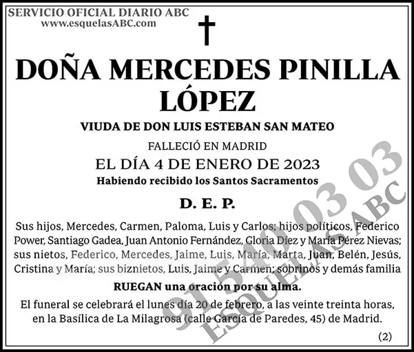 Mercedes Pinilla López