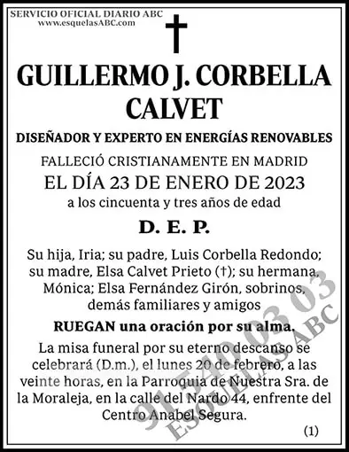 Guillermo J. Corbella Calvet