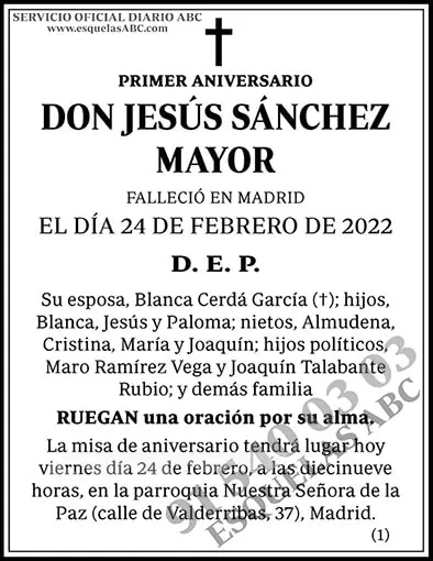Jesús Sánchez Mayor