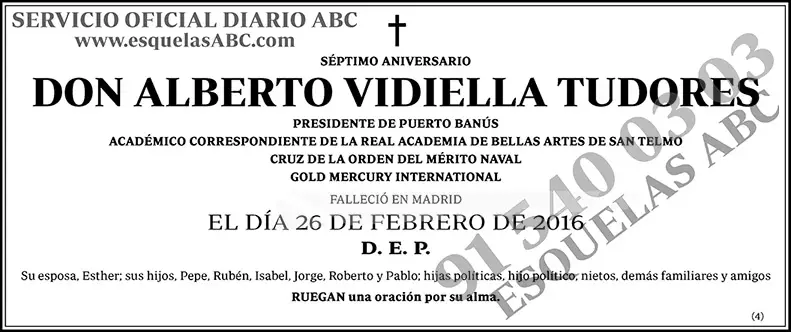 Alberto Vidiella Tudores