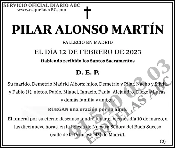Pilar Alonso Martín