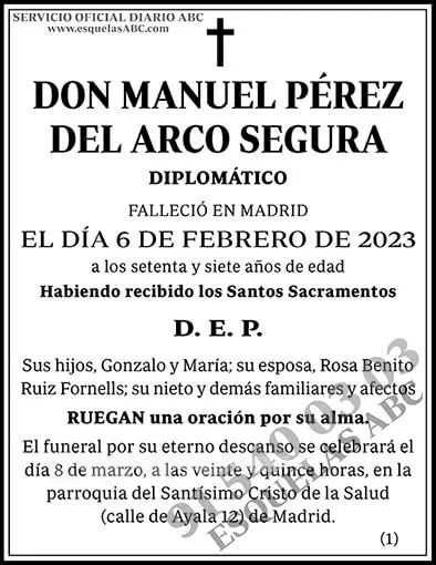Manuel Pérez del Arco Segura