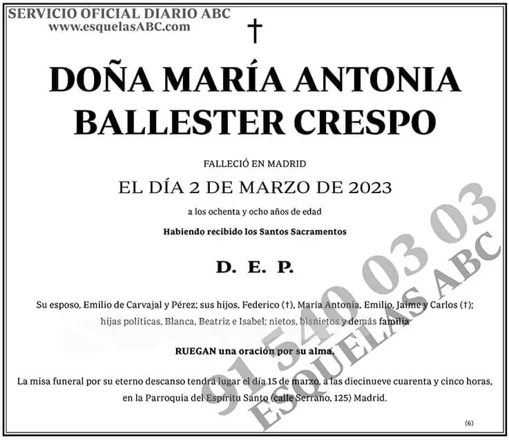 María Antonia Ballester Crespo