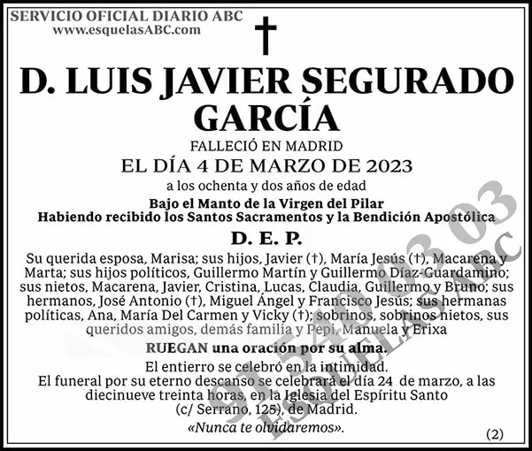 Luis Javier Segurado García