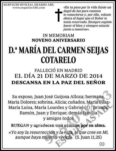 María del Carmen Seijas Cotarelo