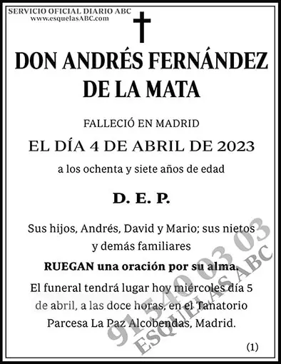 Andrés Fernández de la Mata