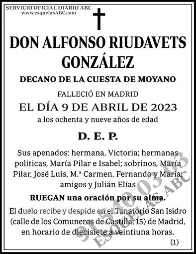 Alfonso Riudavets González