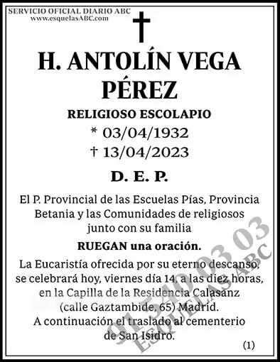 Antolín Vega Pérez