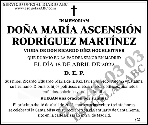 María Ascensión Rodríguez Martínez