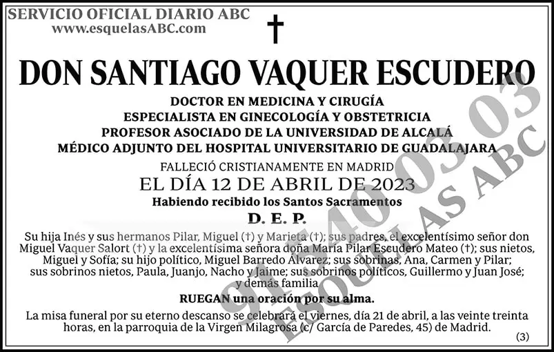 Santiago Vaquer Escudero