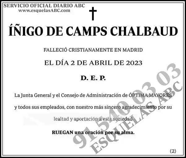 Íñigo de Camps Chalbaud