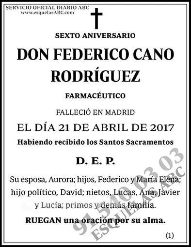 Federico Cano Rodríguez
